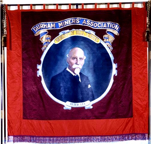 Wheatley Hill Lodge Banner displayed at the heritage centre
